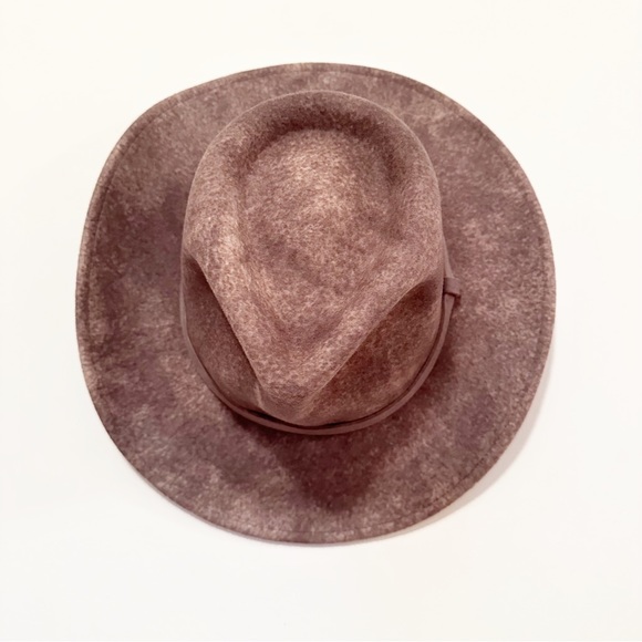 Free People X Mossant Trail Dusted Cowboy Rancher Hat - Picture 7 of 9